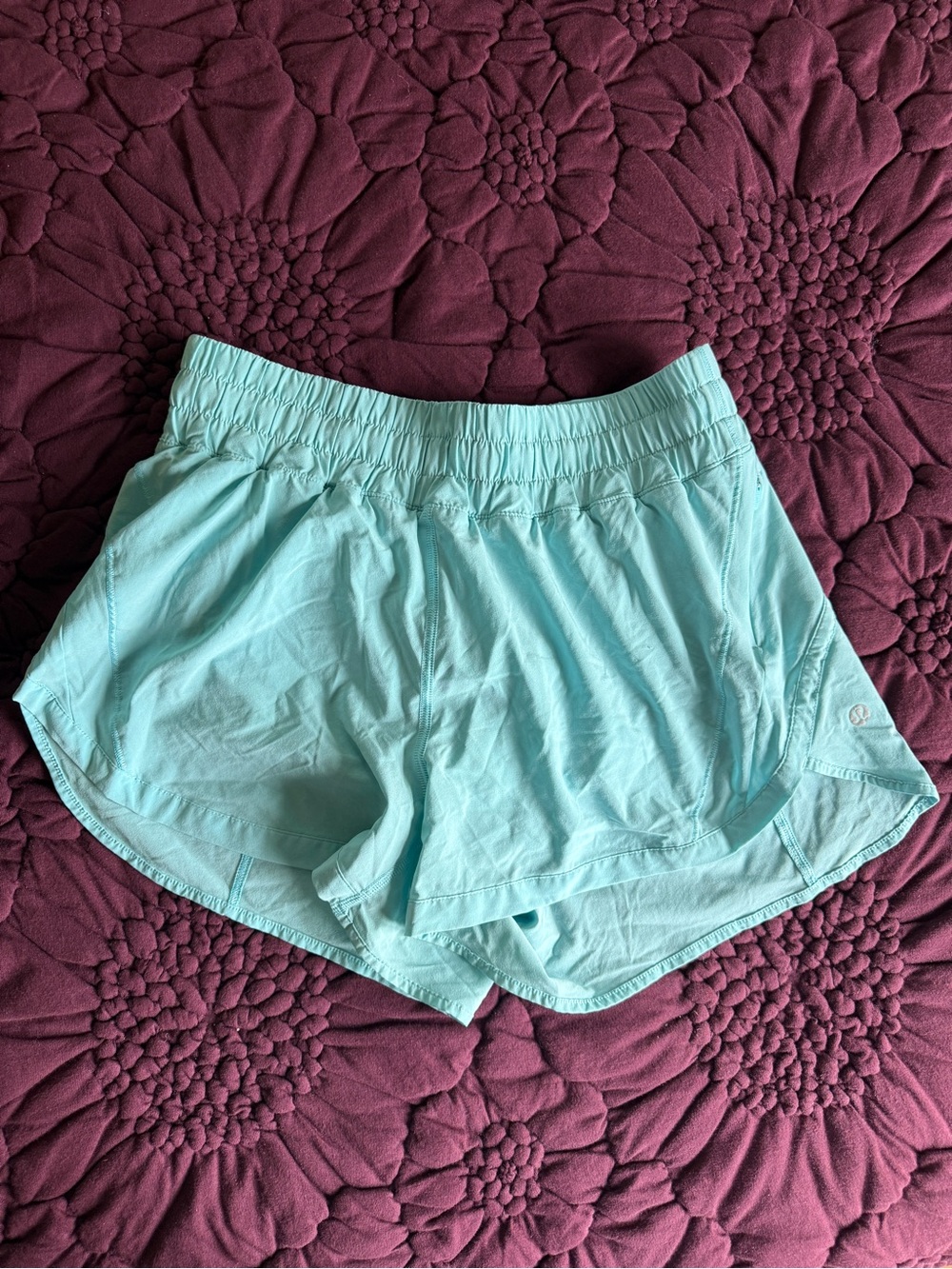 lululemon athletica Light Blue Track That Shorts 8